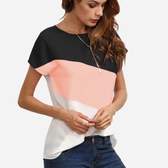 Color block blouse - Picture 6 of 8